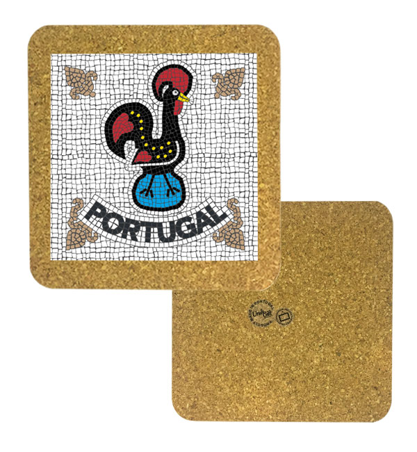 Tile 10cm in cork base
