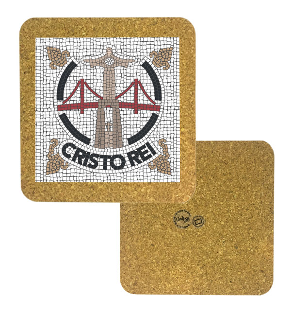 Tile 10cm in cork base
