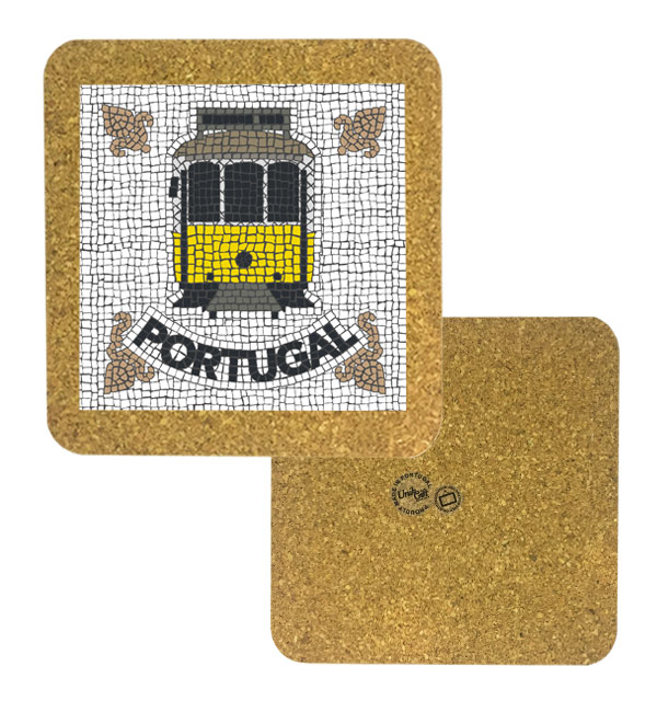 Tile 10cm in cork base