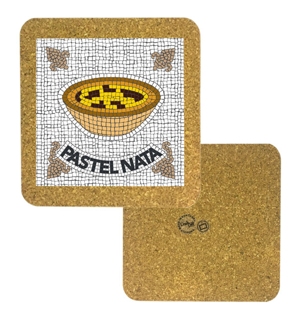 Tile 10cm in cork base