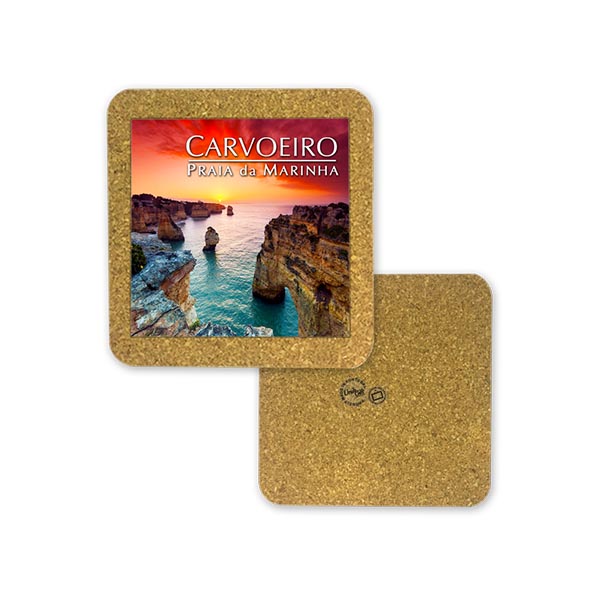 Tile 10cm in cork base