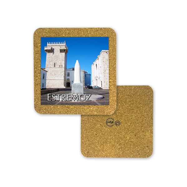 Tile 10cm in cork base