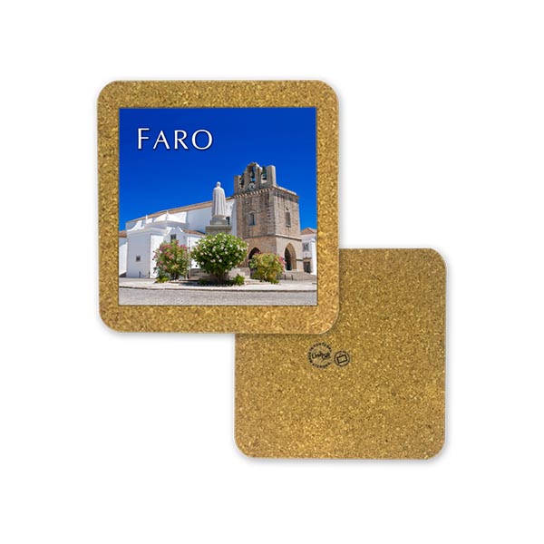 Tile 10cm in cork base