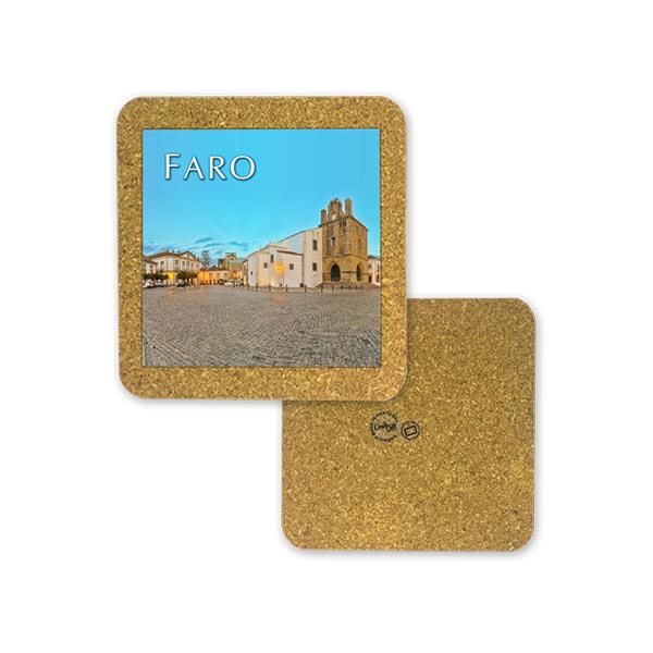 Tile 10cm in cork base