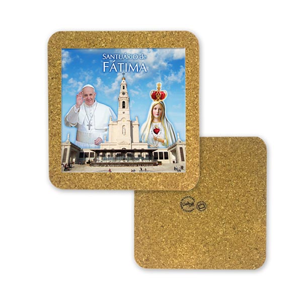 Tile 10cm in cork base