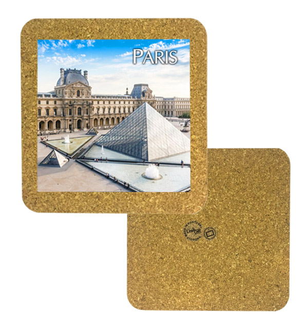 Tile 15cm in cork base