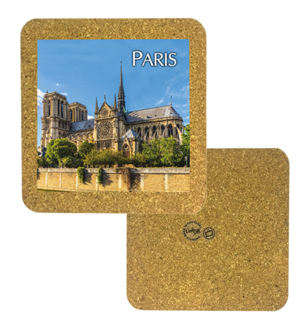 Tile 15cm in cork base