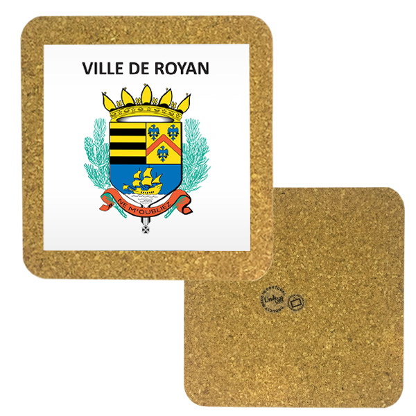 Tile 15cm in cork base