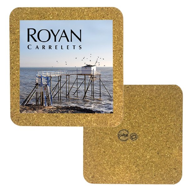 Tile 15cm in cork base