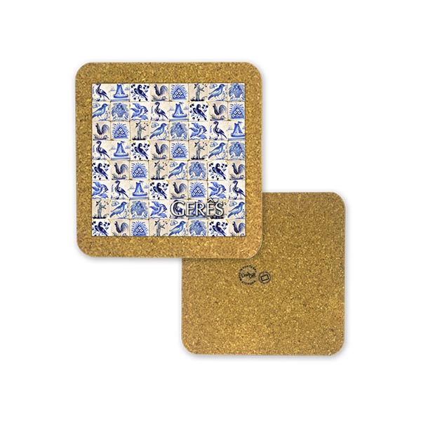 Tile 15cm in cork base