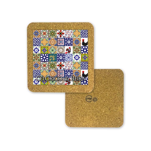 Tile 15cm in cork base