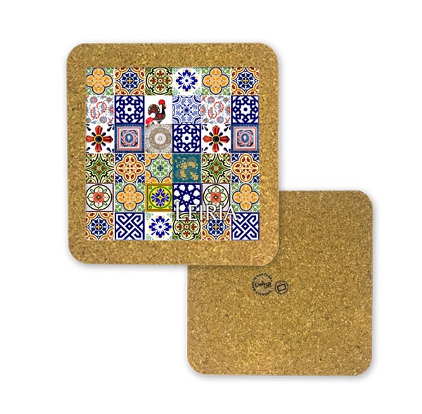 Tile 10cm in cork base