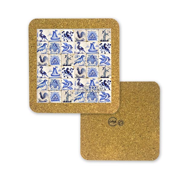 Tile 10cm in cork base