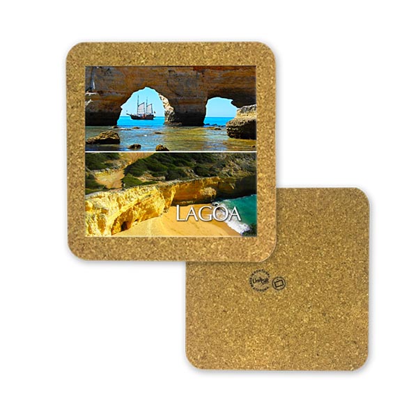 Tile 15cm in cork base