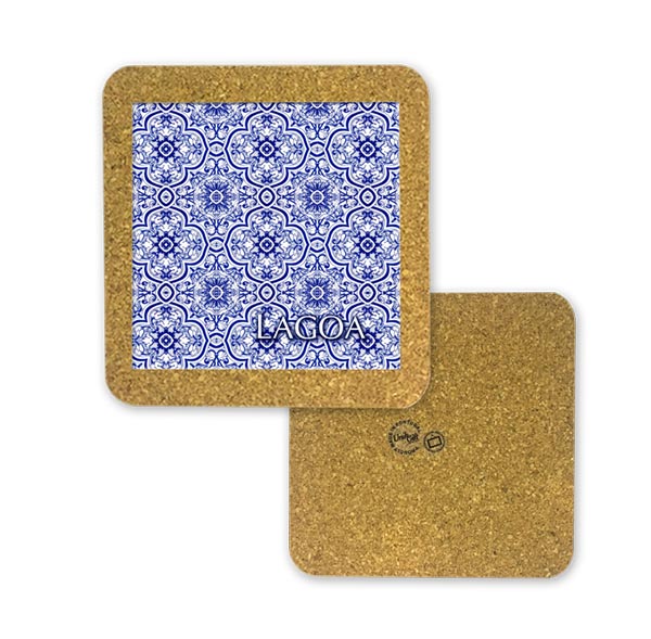 Tile 10cm in cork base