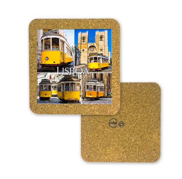 Tile 10cm in cork base
