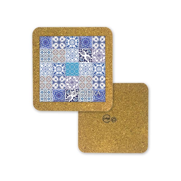 Tile 15cm in cork base