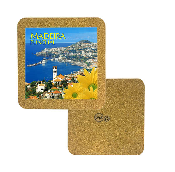 Tile 10cm in cork base