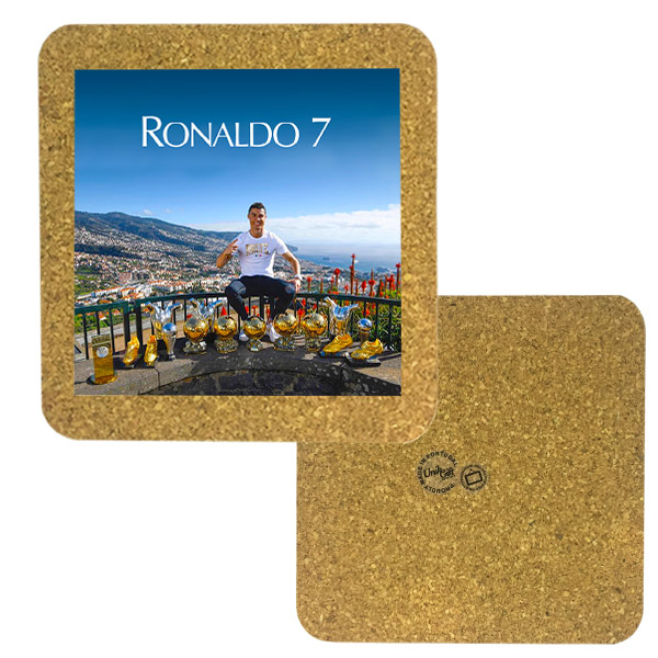 Tile 15cm in cork base