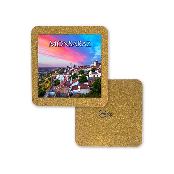 Tile 10cm in cork base