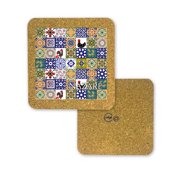 Tile 15cm in cork base