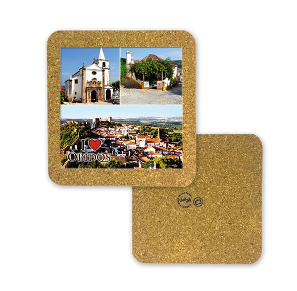 Tile 15cm in cork base