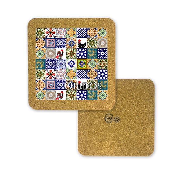 Tile 15cm in cork base