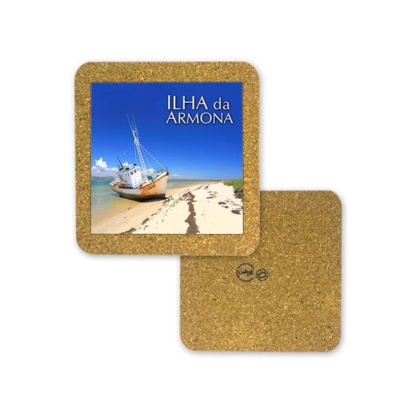 Tile 15cm in cork base