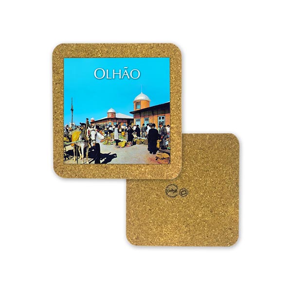 Tile 10cm in cork base