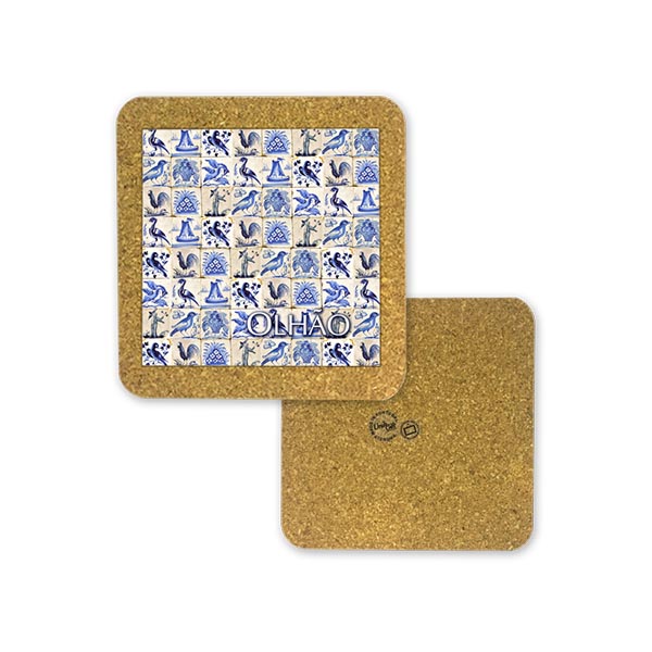 Tile 10cm in cork base