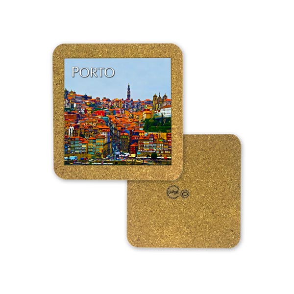 Tile 15cm in cork base