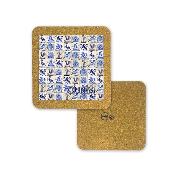Tile 10cm in cork base