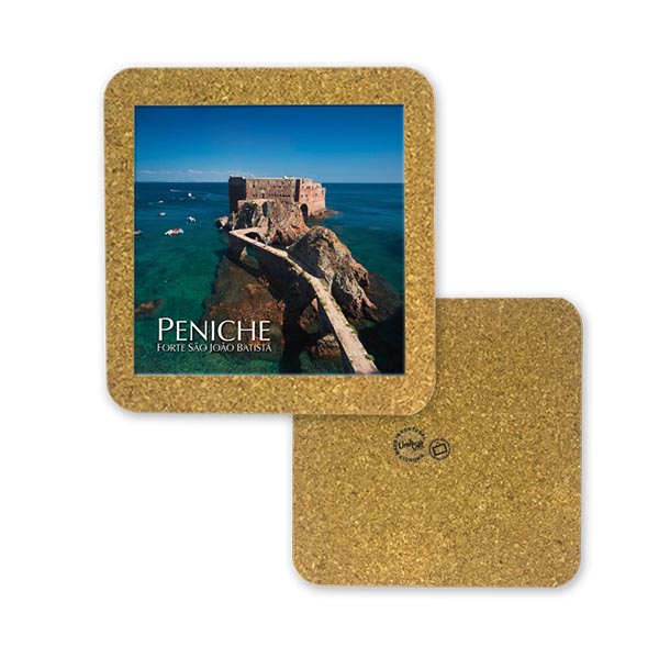 Tile 10cm in cork base
