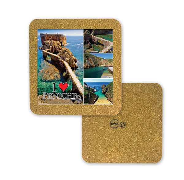 Tile 15cm in cork base