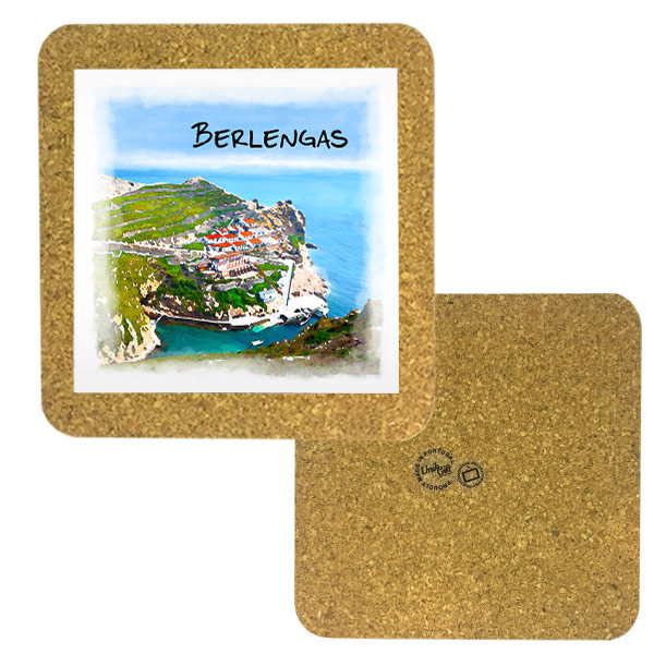 Tile 15cm in cork base