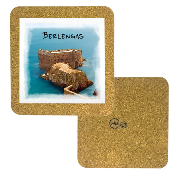 Tile 15cm in cork base