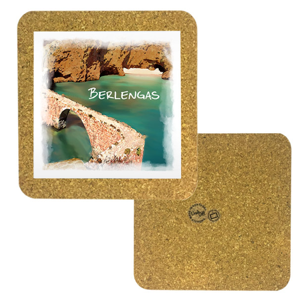 Tile 15cm in cork base