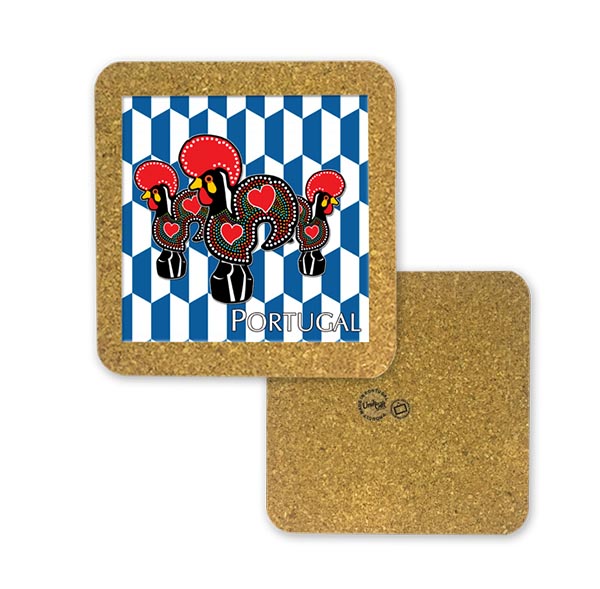 Tile 15cm in cork base