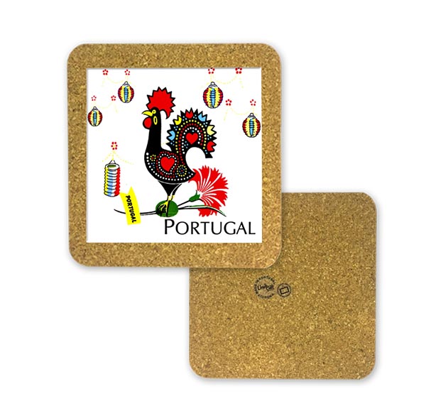 Tile 15cm in cork base