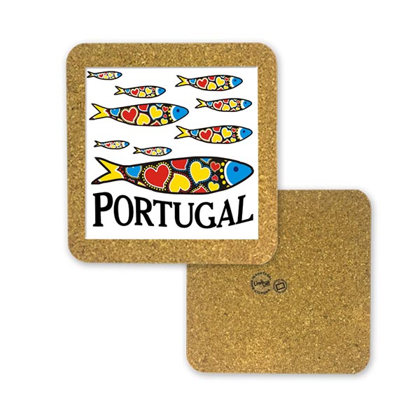 Tile 15cm in cork base