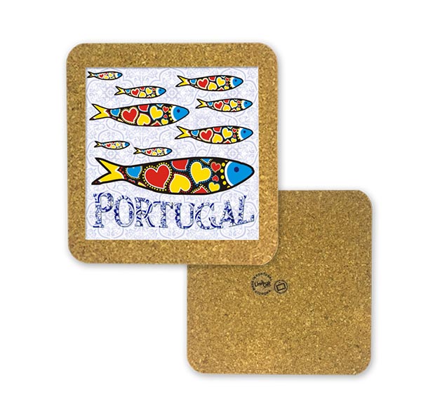 Tile 15cm in cork base