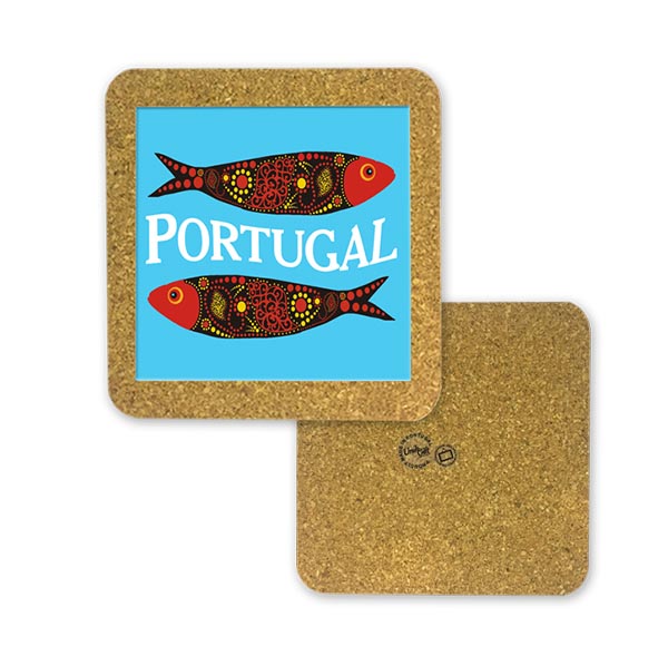 Tile 15cm in cork base