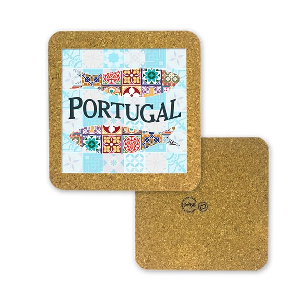 Tile 15cm in cork base