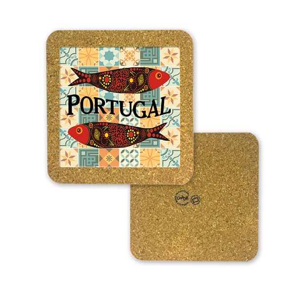 Tile 15cm in cork base