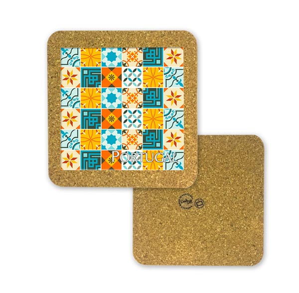 Tile 15cm in cork base
