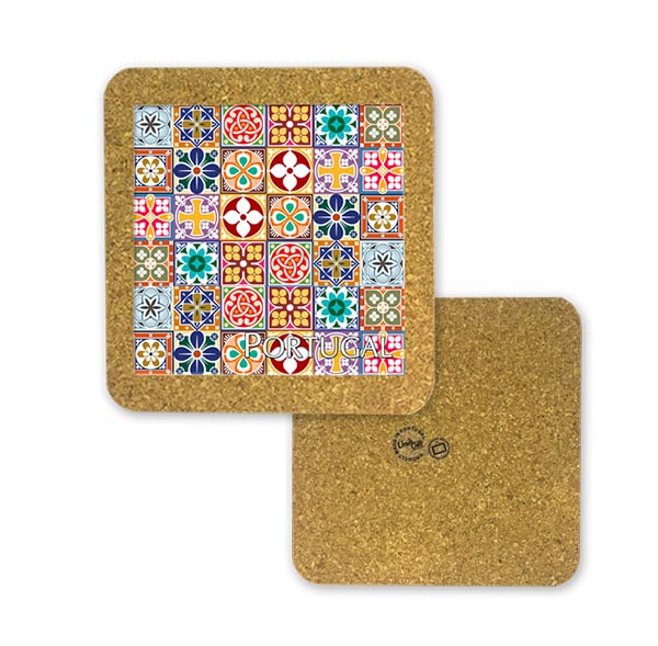 Tile 15cm in cork base