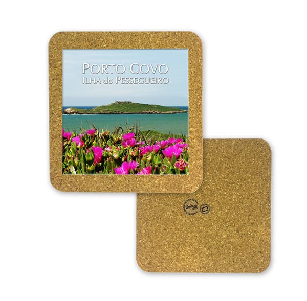 Tile 10cm in cork base