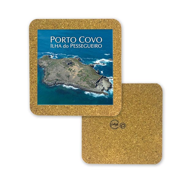 Tile 10cm in cork base