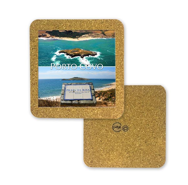 Tile 10cm in cork base