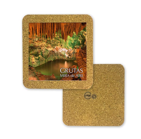 Tile 10cm in cork base